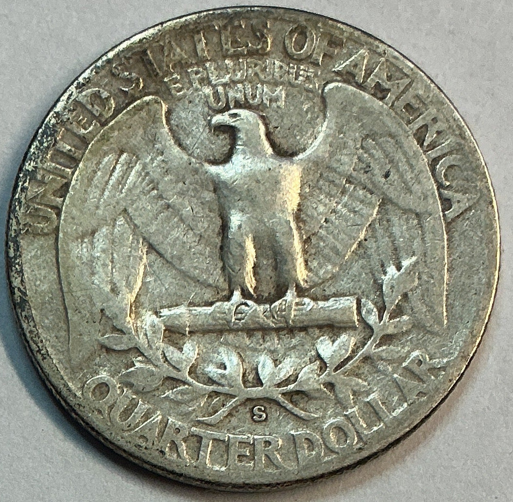 1952-S Washington Quarter, Very Fine Circulated Coin, Store #QR1811