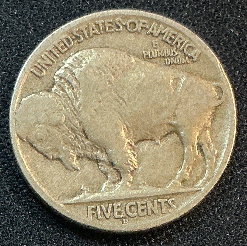 1917-D Buffalo Nickel, Very Good+ Circulated Coin, Store #NL984