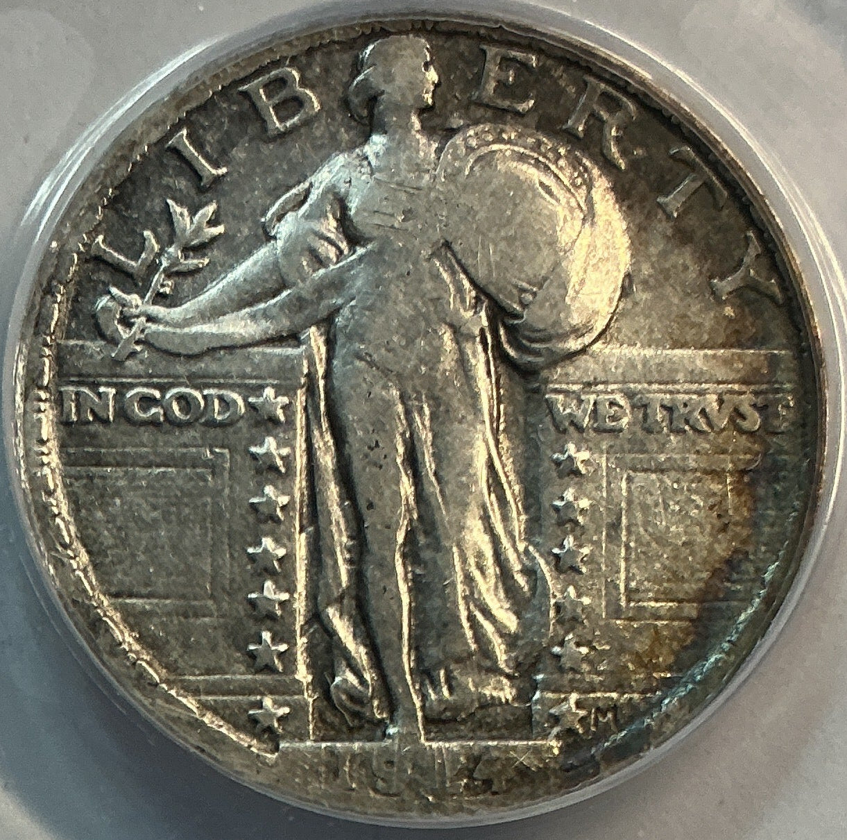 1924 Standing Liberty Quarter, ANACS F-12, Store #QR1619