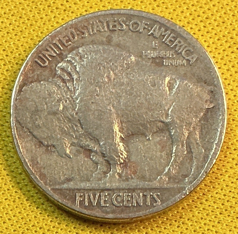 1916 Buffalo Nickel, Very Good Circulated Coin, Store #NL966