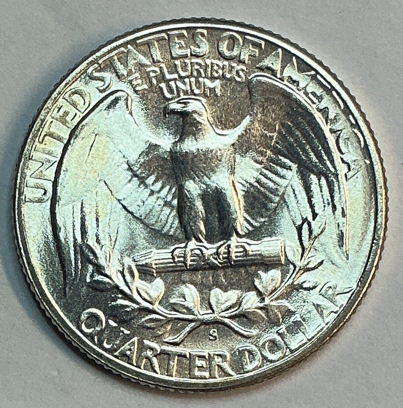 1947-S Washington Quarter, Uncirculated Coin, Store #QR1727