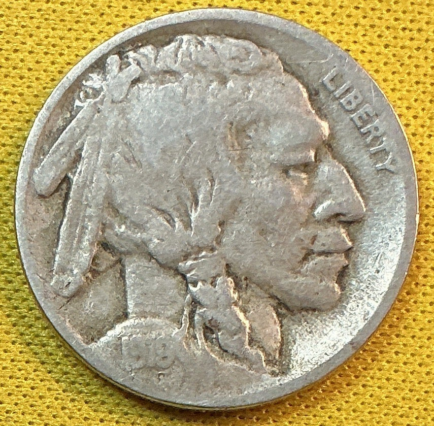 1919-D Buffalo Nickel, Good Circulated Coin, Store #NL1002