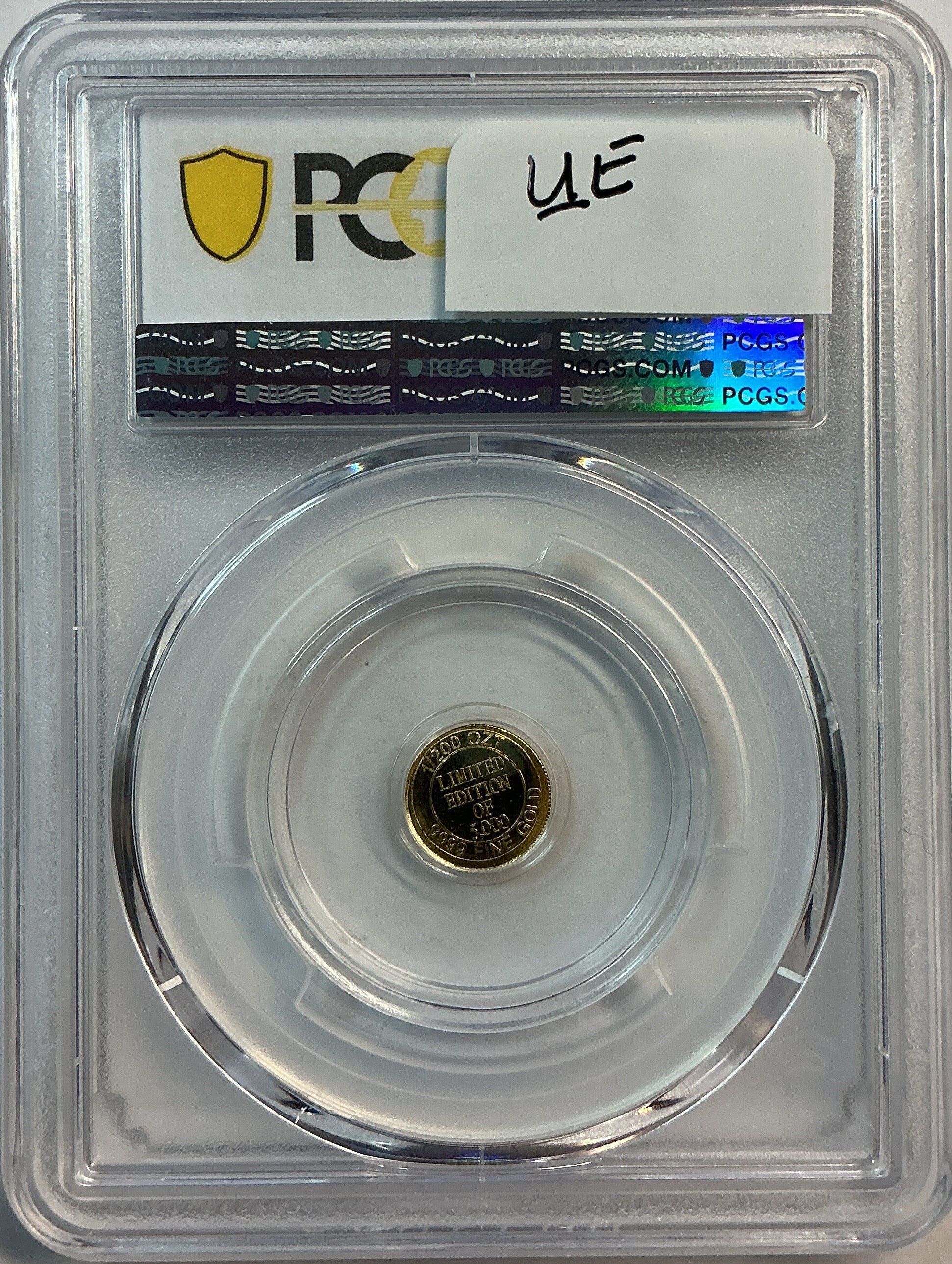 1/200th ozt Gold Coin, .9999 pure, PCGS MS69, Store#G0175