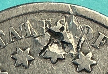 1868 Shield Nickel, Very Fine Details Circulated Coin, Store #NL0104