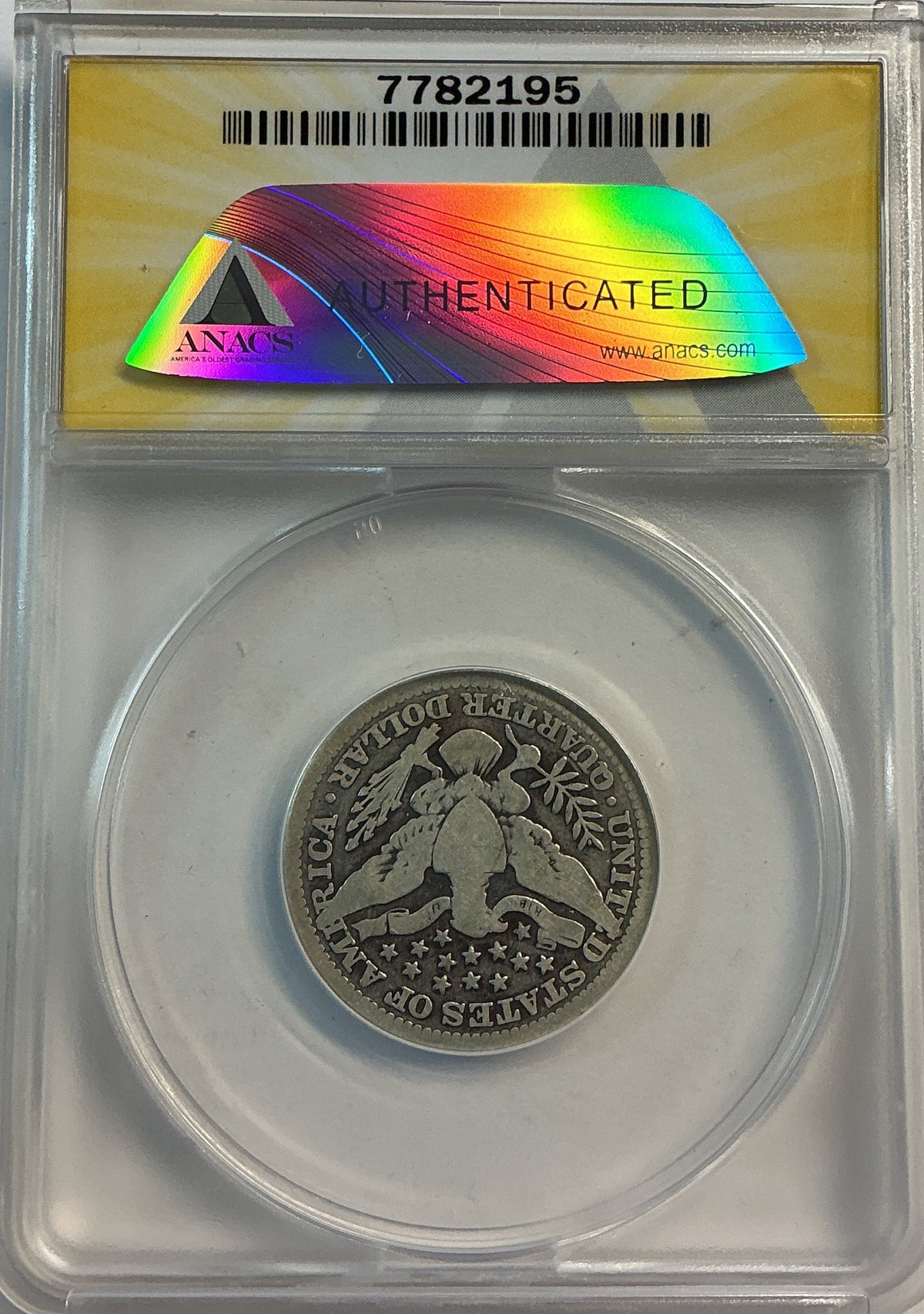 1913 Barber Quarter, ANACS Very Good 8. Store #QR1499