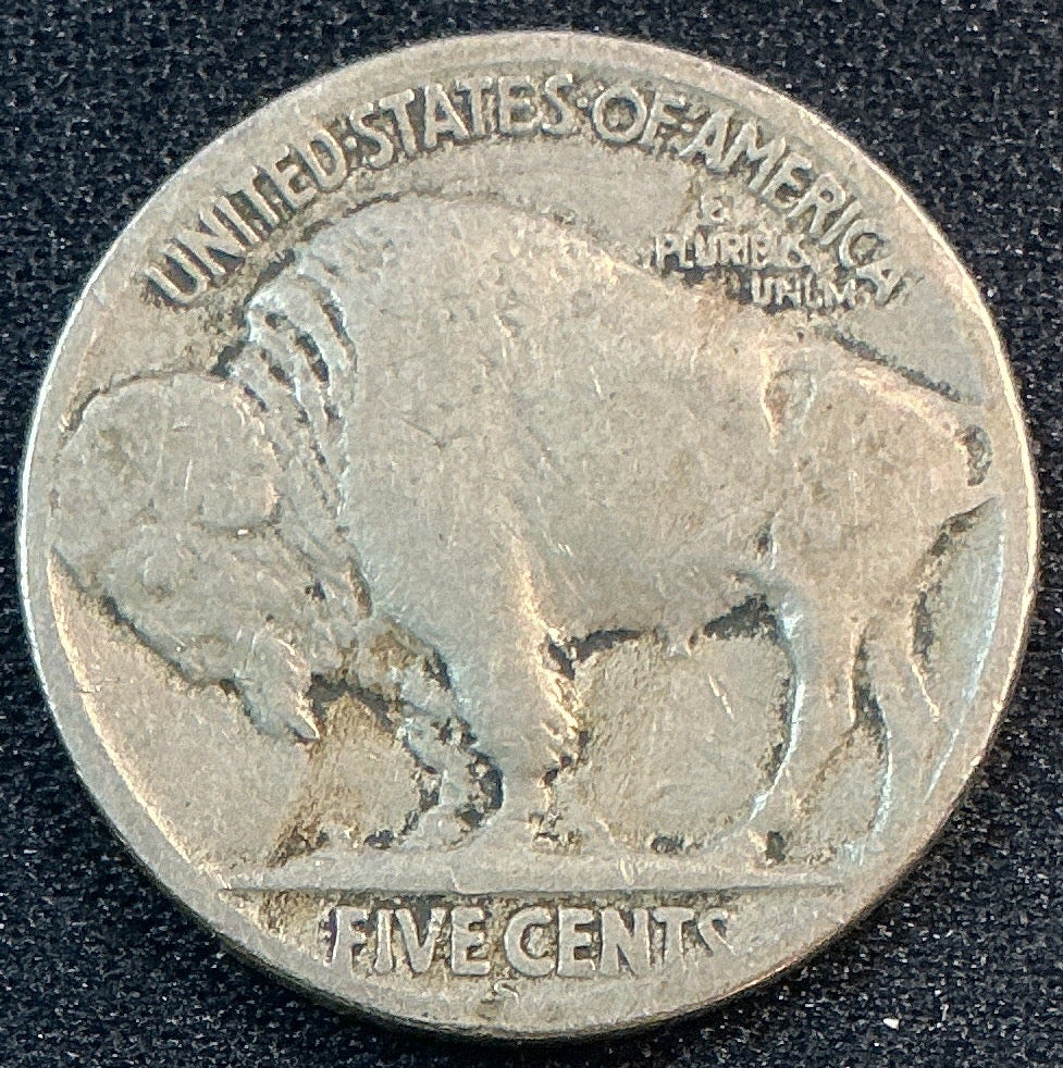 1920-S Buffalo Nickel, Very Good Circulated Coin, Store #NL1017