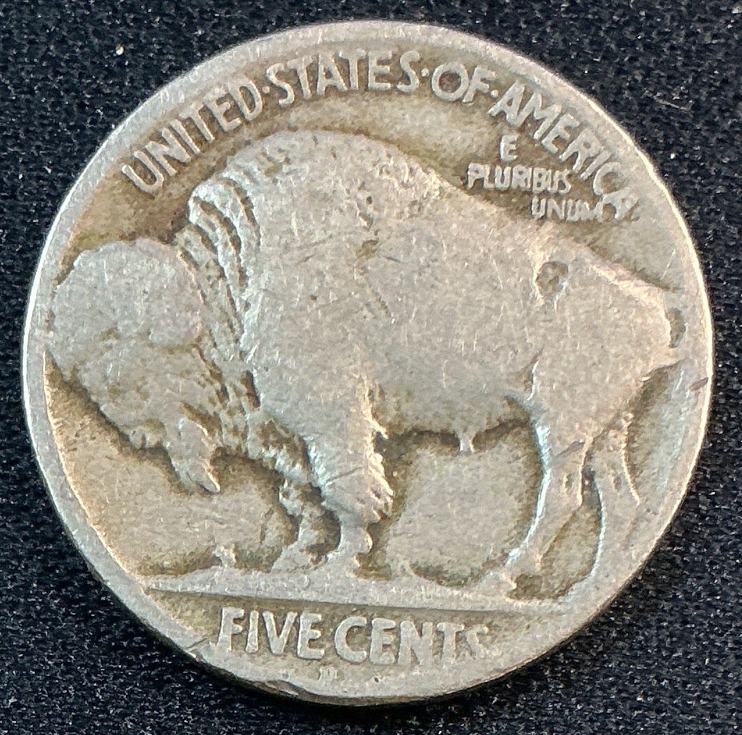 1928-D Buffalo Nickel, Very Good Circulated Coin, Store #NL1073