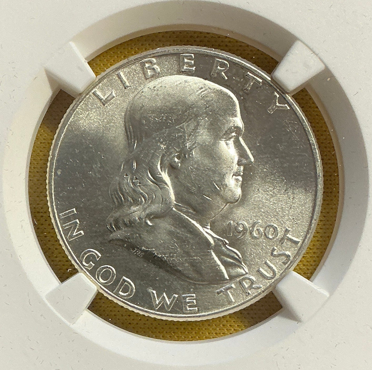 1960 Franklin Half Dollar, NGC MS 63, Store #HR2101