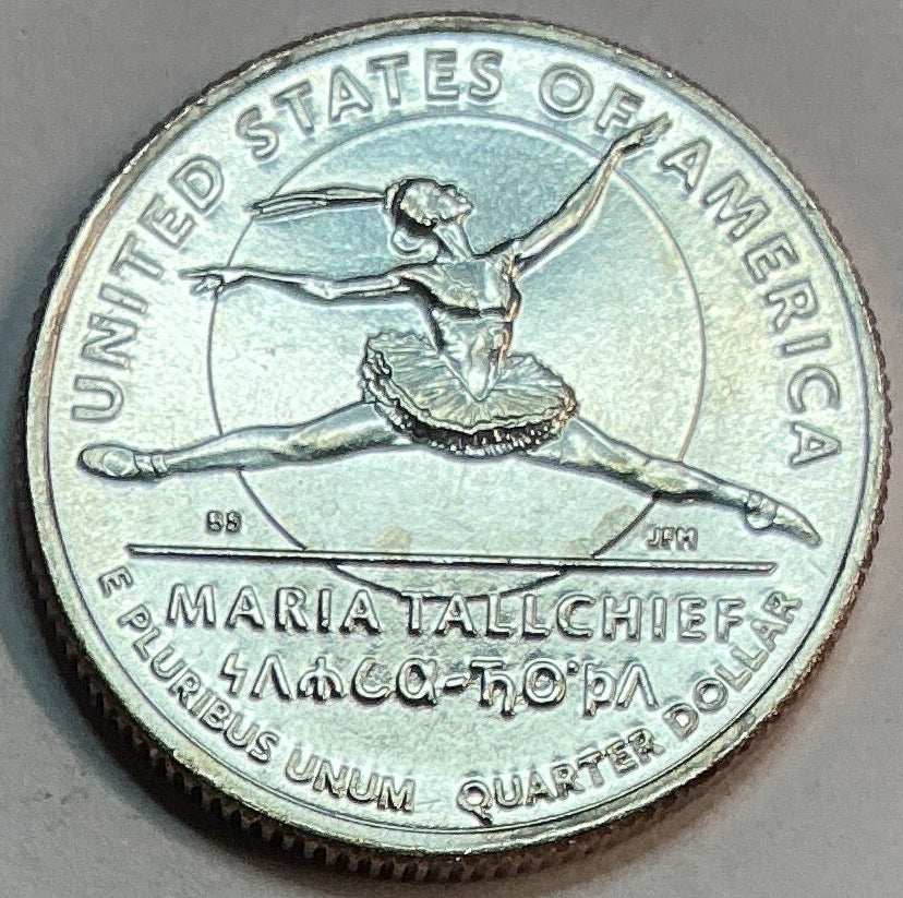 2023-D Maria Tallchief, Washington Quarter, American Women Collection 2022-2025