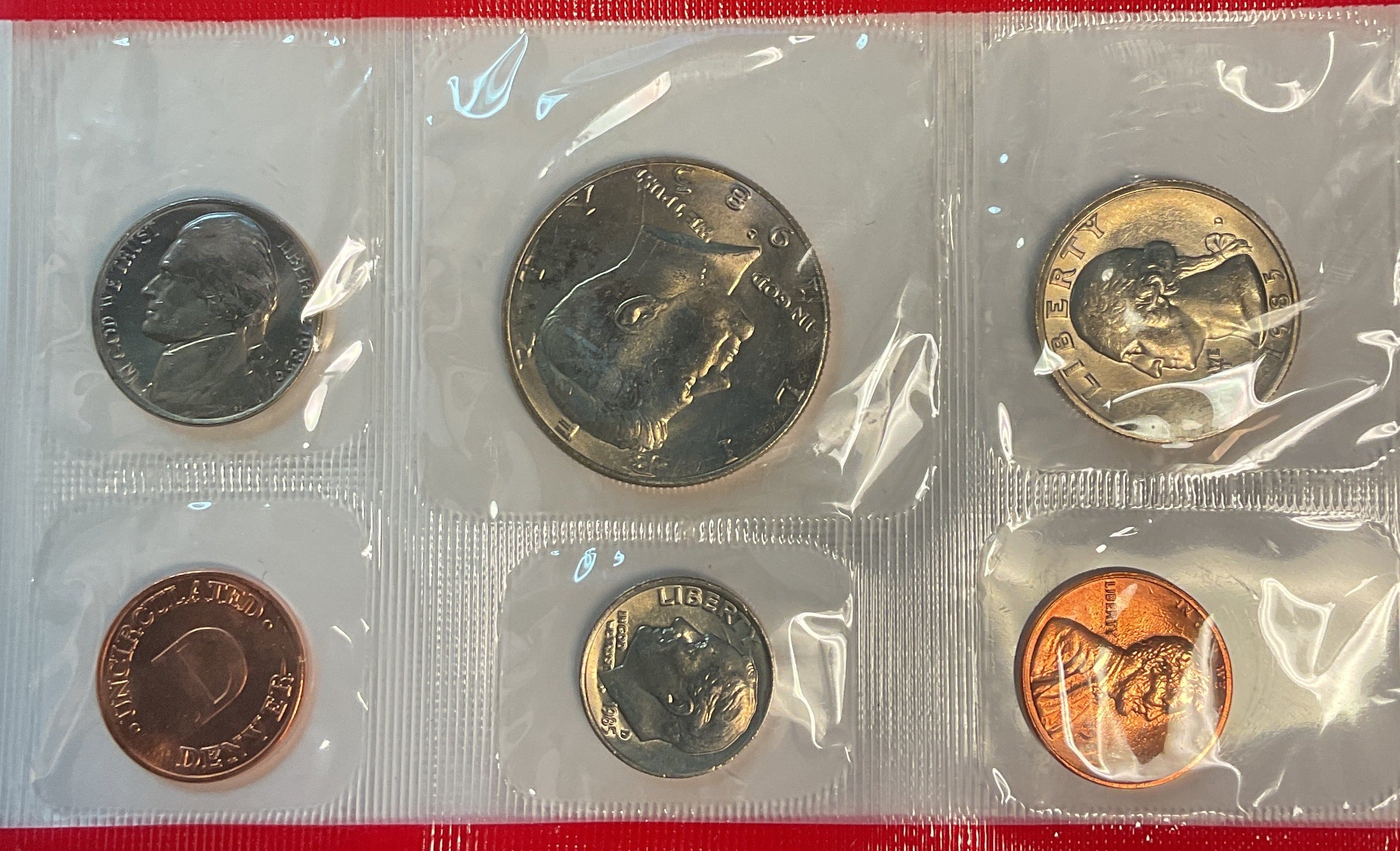 1985 United States Uncirculated 12-Coin Mint Set