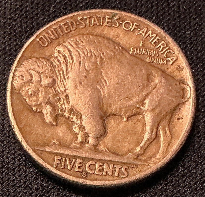 1920-S Buffalo Nickel, Extra Fine Circulated Coin, Store #NL1021