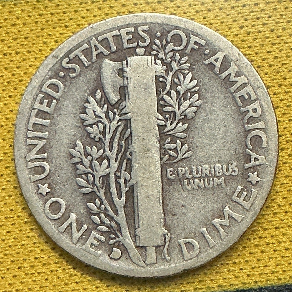 1934-D Mercury Dime, Good Circulated Coin, Store #DE0627