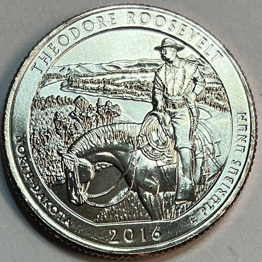 2016-P Uncirculated, Theodore Roosevelt National Park, North Dakota, Washington Quarter