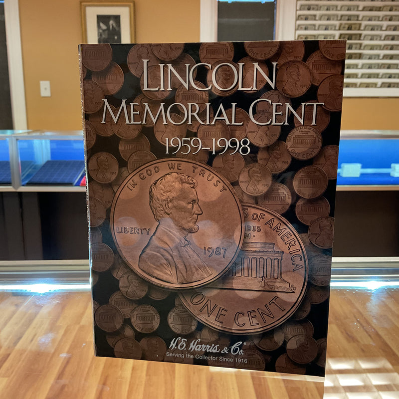 Lincoln Memorial Cents, Whitman Coin Folder, Collections 1959-1998
