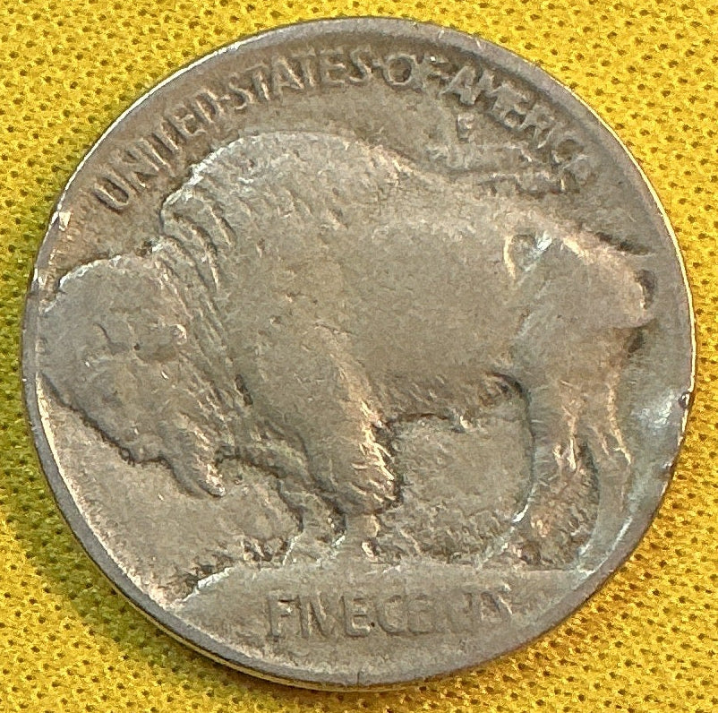 1913 Buffalo Nickel, Type 1, Fine+ Circulated Coin, Store #NL930