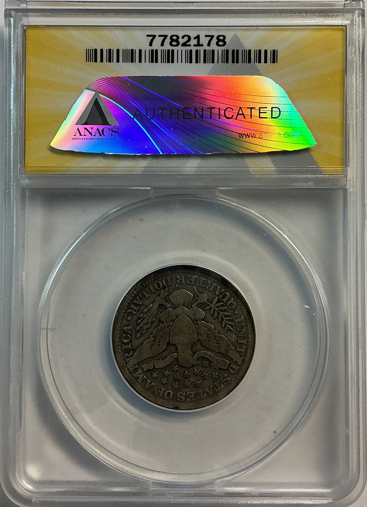 1907-O Barber Quarter, ANACS Very Good 8. Store #QR1485