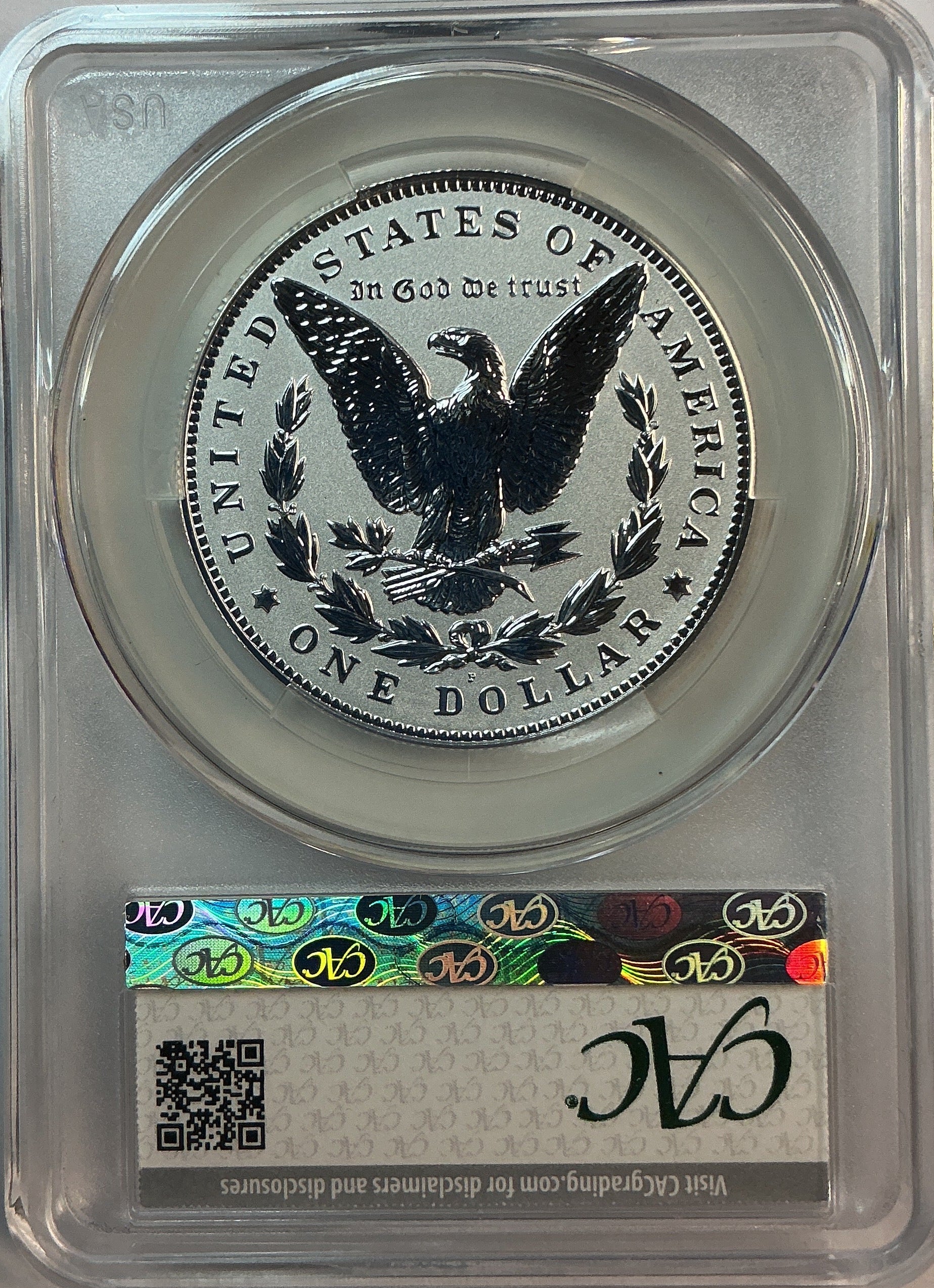 2026-P Morgan Silver Commemorative Reverse Proof, CAC PR69, Store #GMC239