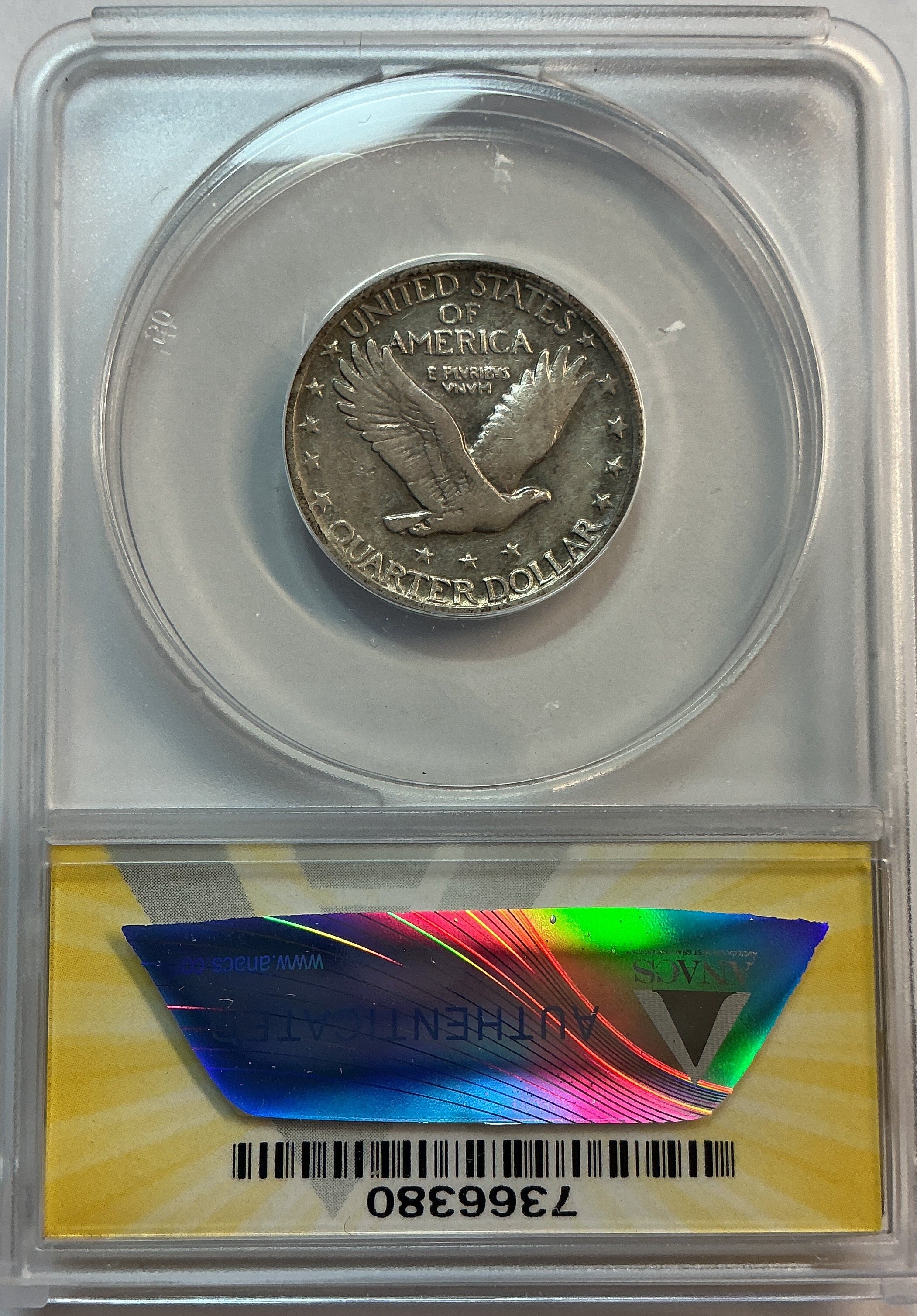 1919-S Standing Liberty Quarter, ANACS F-15, Store #QR1611