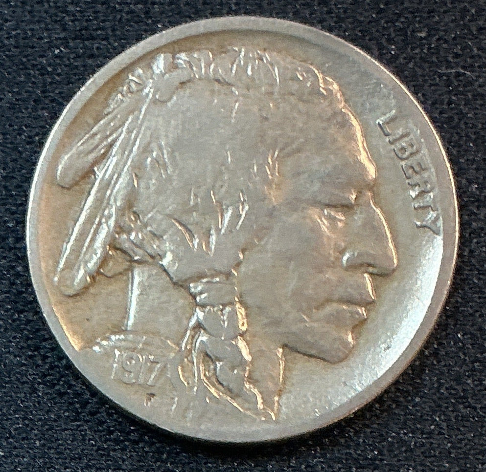 1917-D Buffalo Nickel, Fine Circulated Coin, Store #NL986