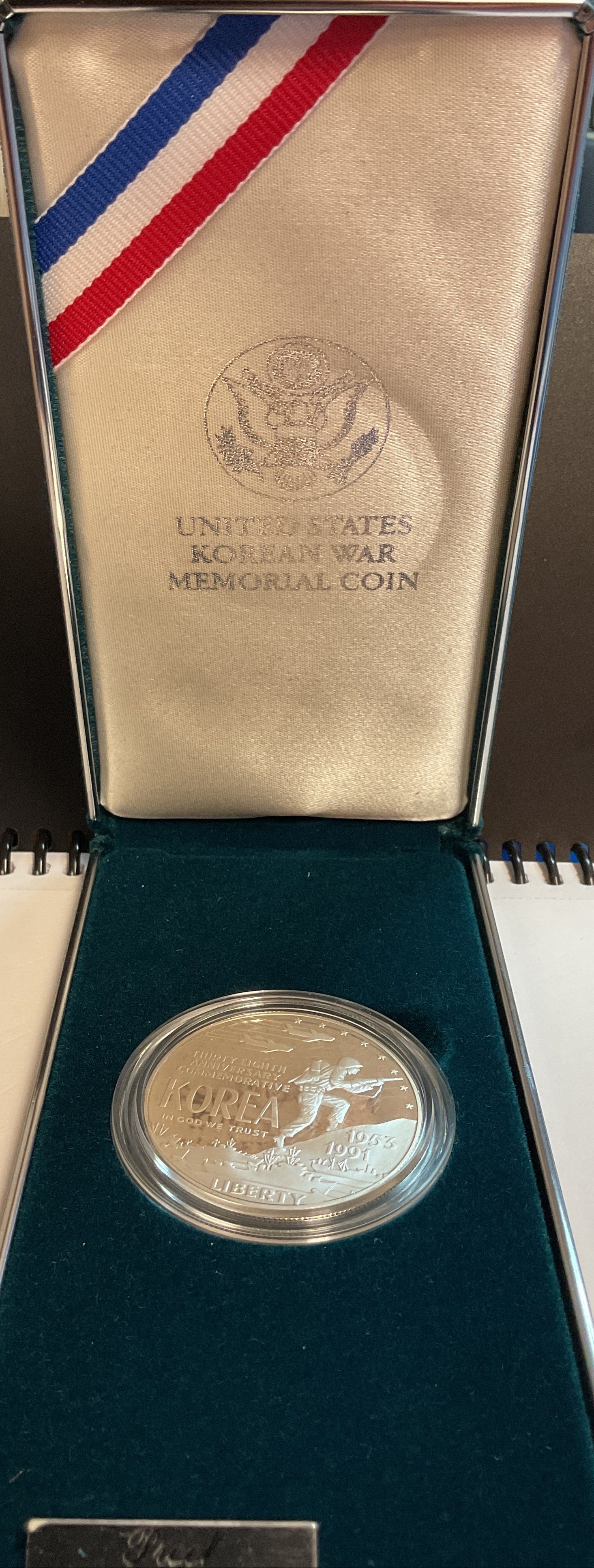1991 U.S. Korean War Memorial Coin, Proof Silver Dollar, #GMC284
