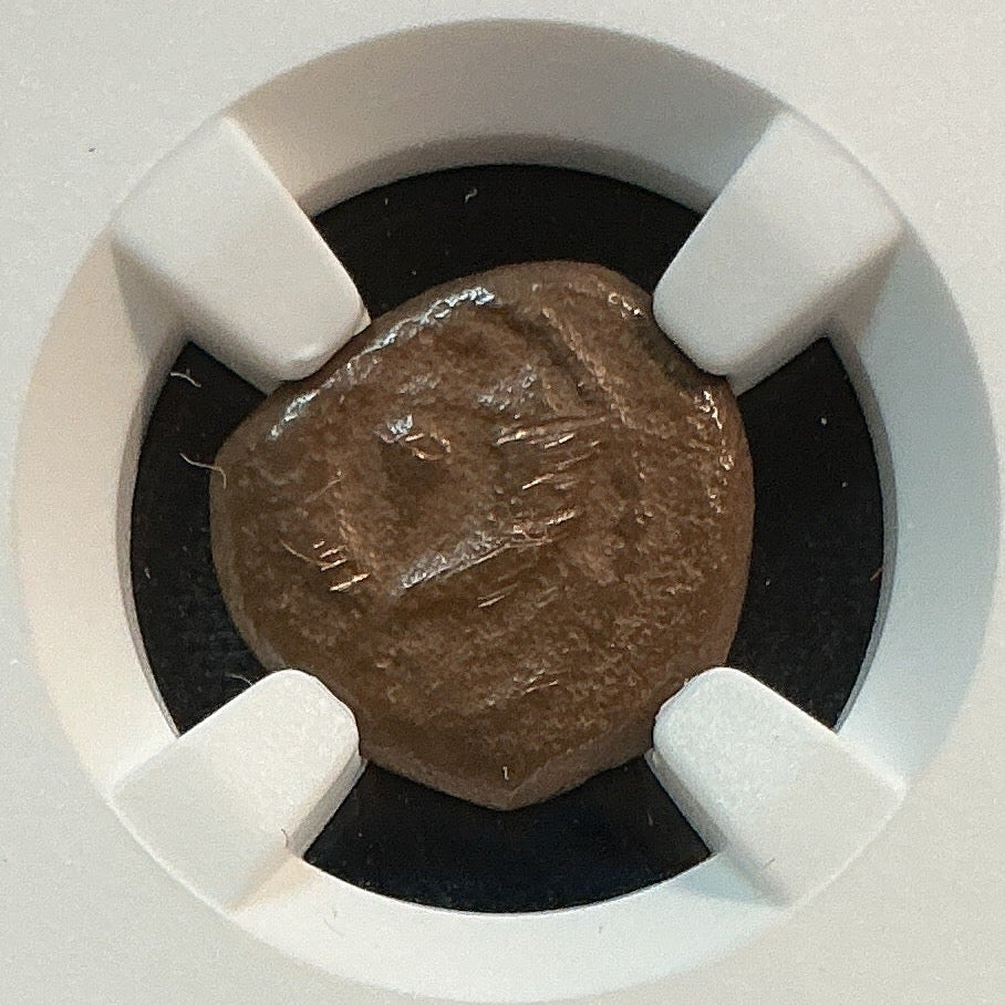 Ancient Coinage, F, Judaea, Maccabean Kings, 135-137 BC, Store #AT0040