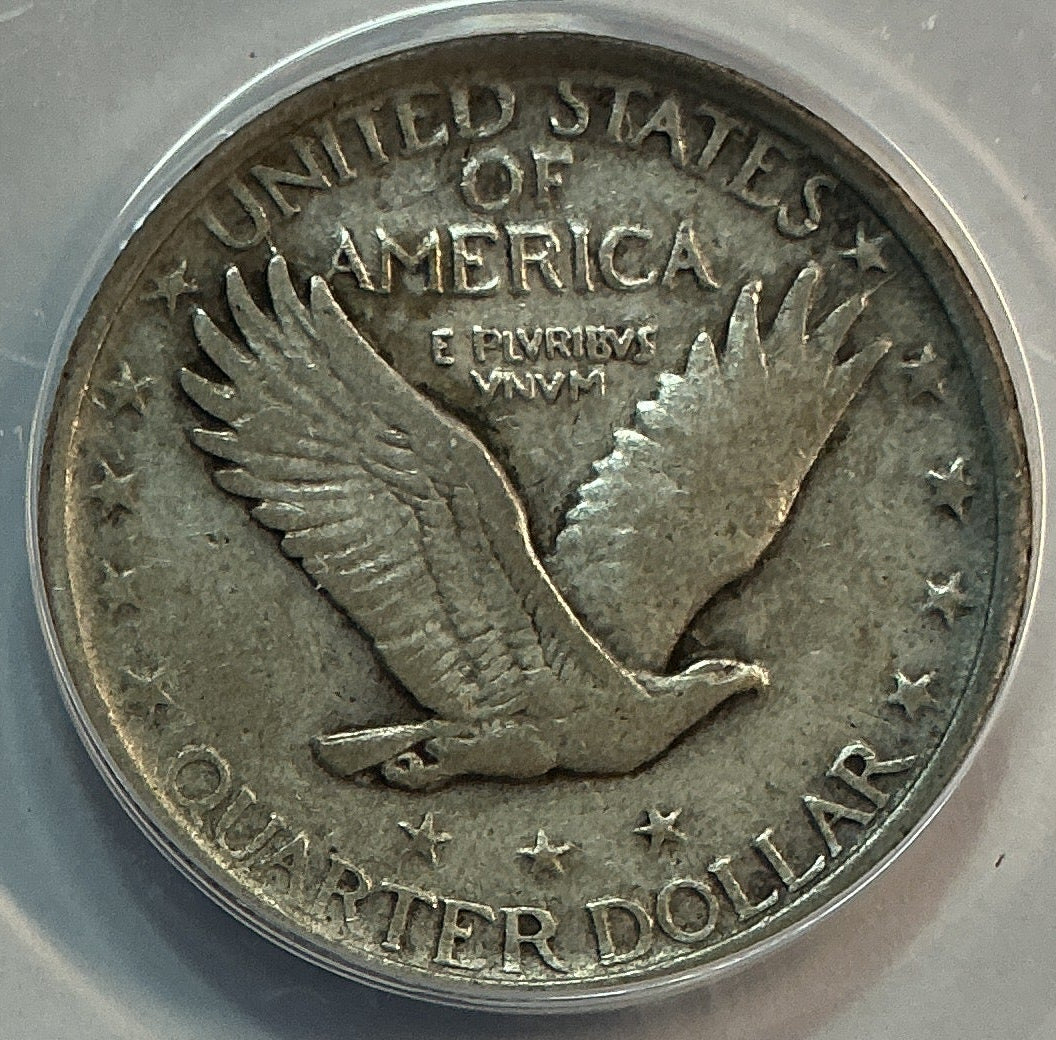 1920 Standing Liberty Quarter, ANACS VF-30, Store #QR1612