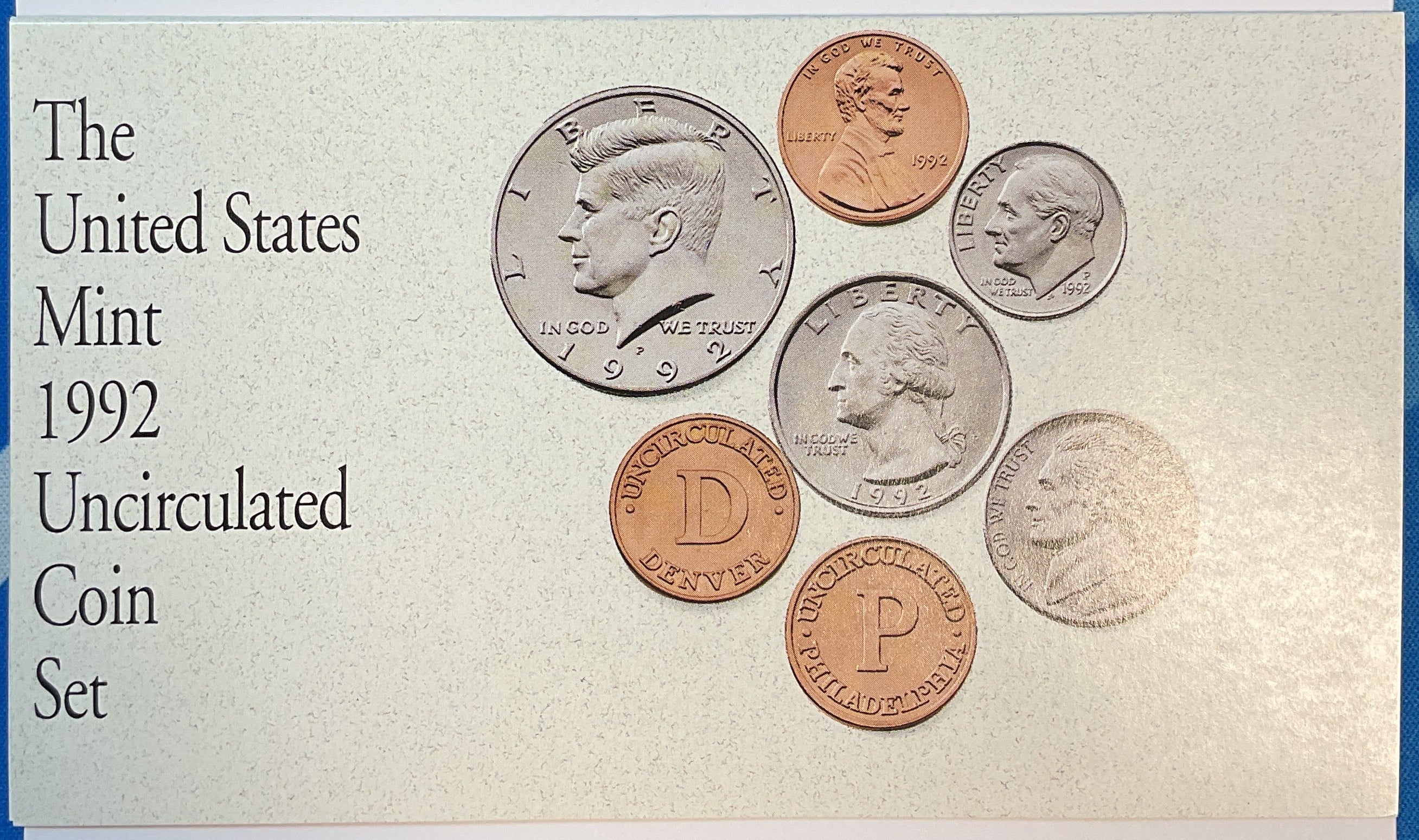 1992 United States Un-Circulated 12-Coin Mint Set