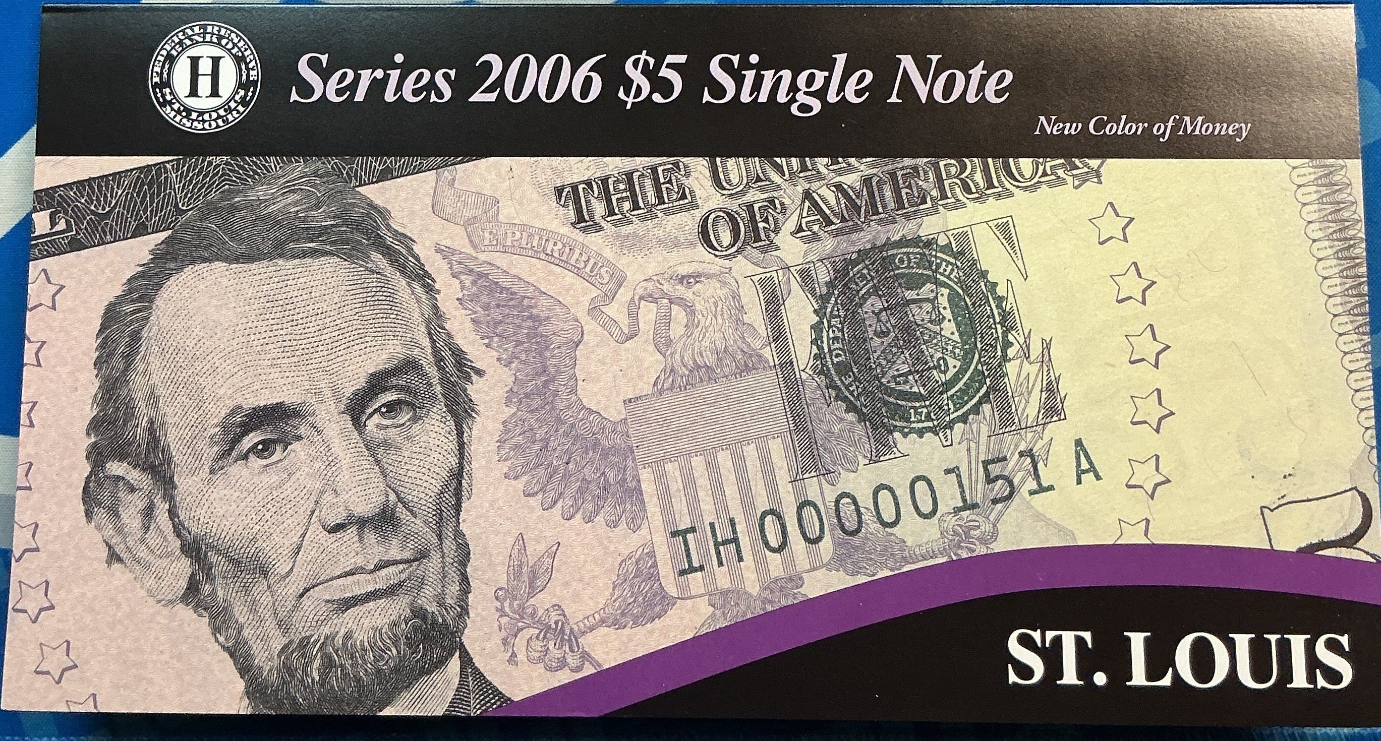 2006 Series $5 Single Notes,12 ea, F.R.N, 'LOW SERIAL NUMBERS', Store #FRN001