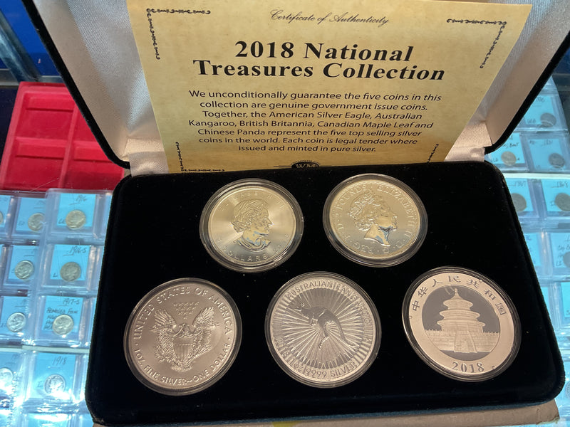 .999 Fine Silver, National Treasures, Silver Coin, Great Christmas Present, Store