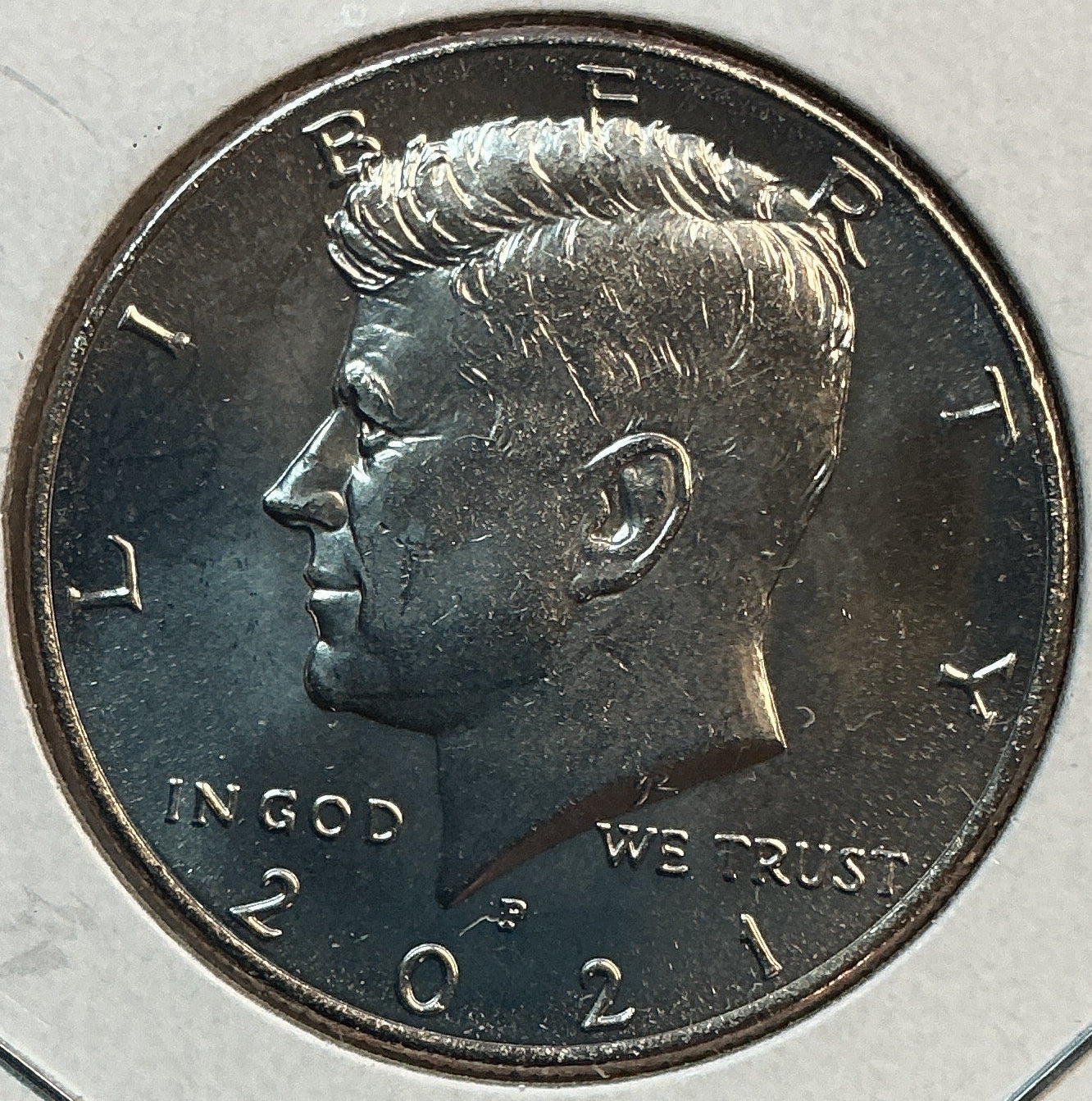2021-P Kennedy Half Dollar. Modern Half. Gem UN-Circulated. Store #HR1813