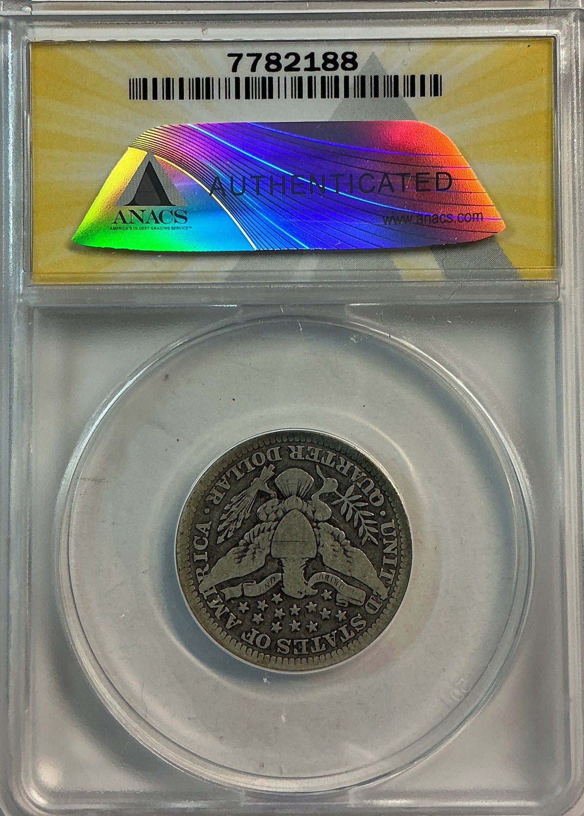 1910 Barber Quarter, ANACS Good 6. Store #QR1484