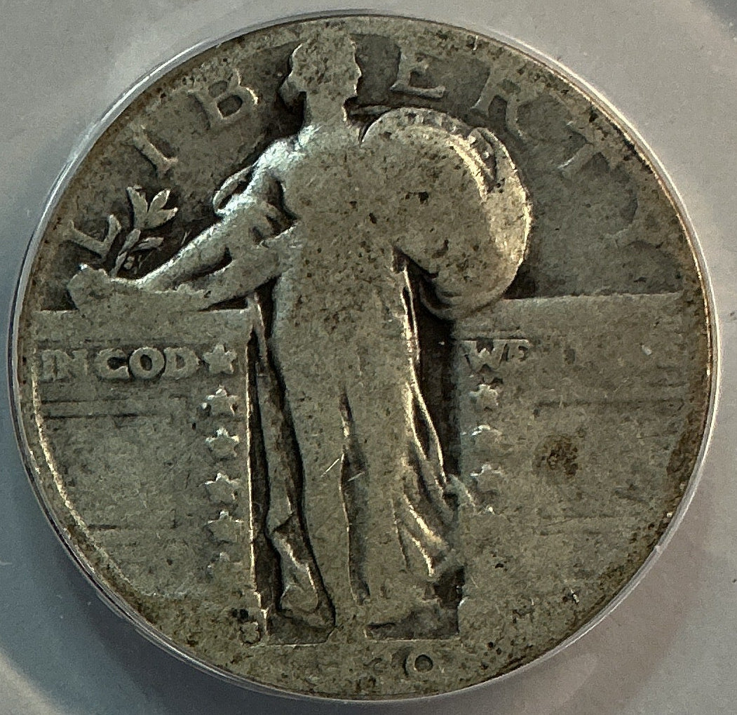 1930-S Standing Liberty Quarter, ANACS AG-3, Store #QR1638
