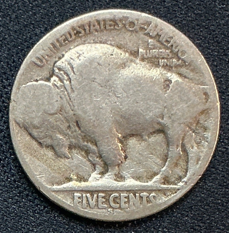 1923-S Buffalo Nickel, About Good Circulated Coin, Store #NL1032