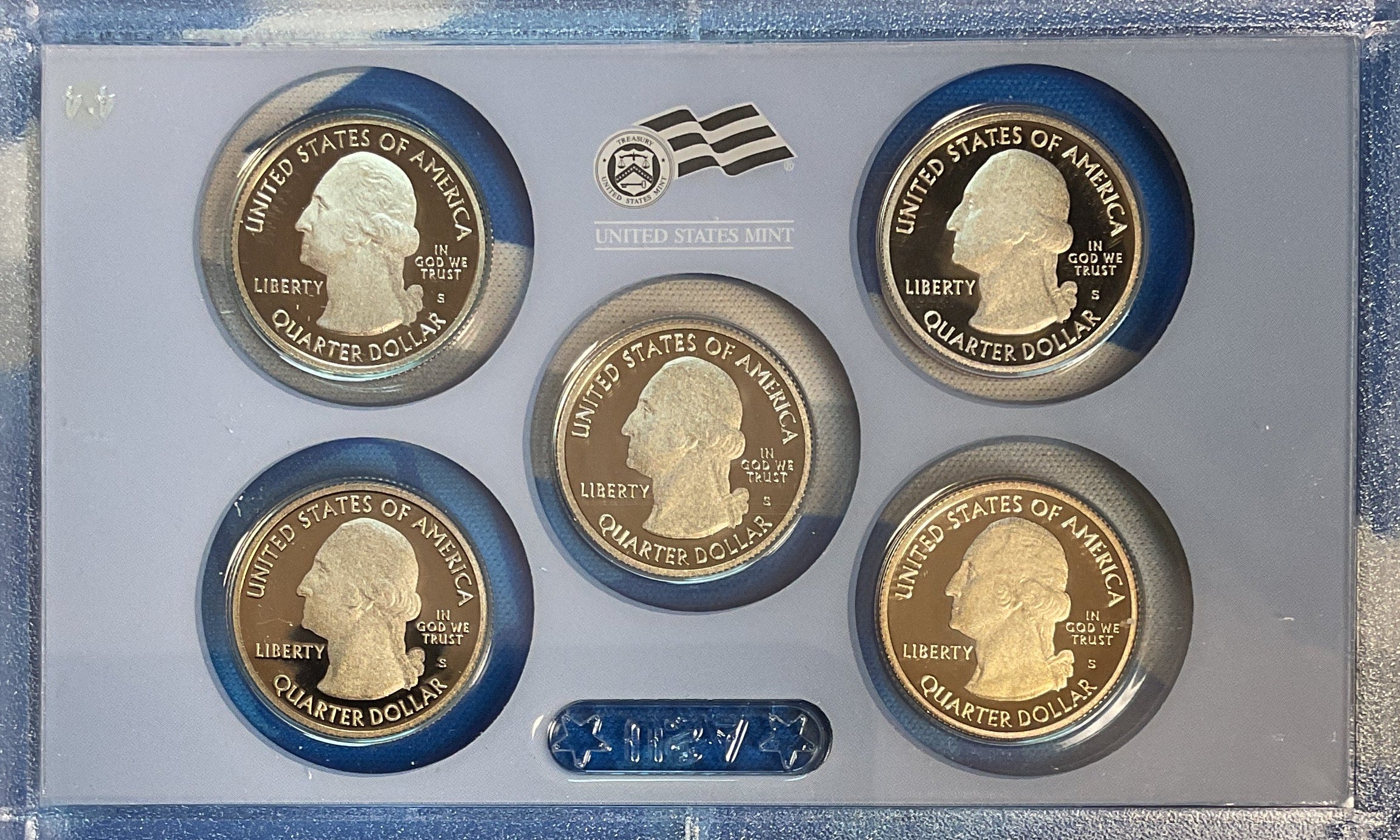 2010 U.S. Mint America the Beautiful Quarters Proof Set, in Original Government Packaging.