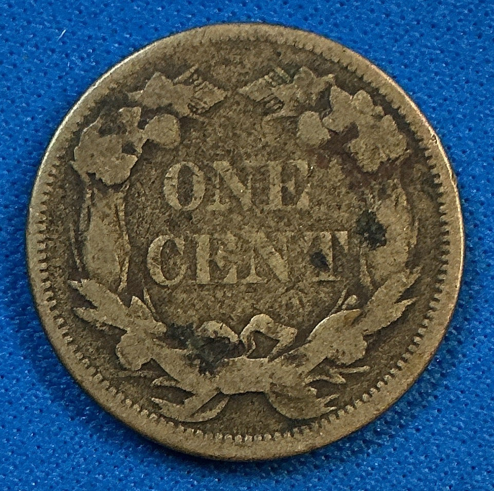 1858 Flying Eagle Cent, Very Good Circulated Coin, Store #CT1573