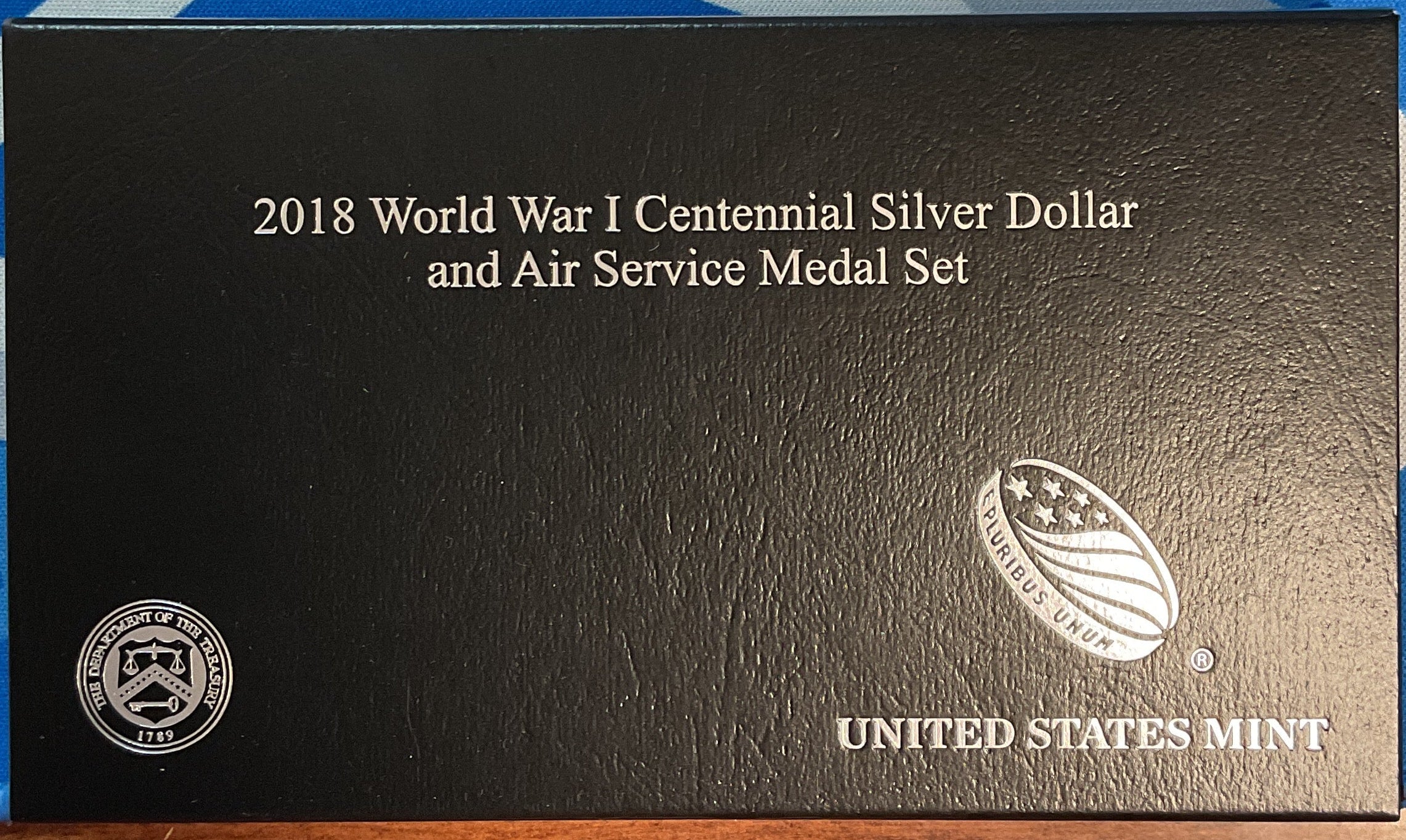 2018 World War I, Silver Dollar and Air Service Silver Medal Set, U.S. Mint #SR018