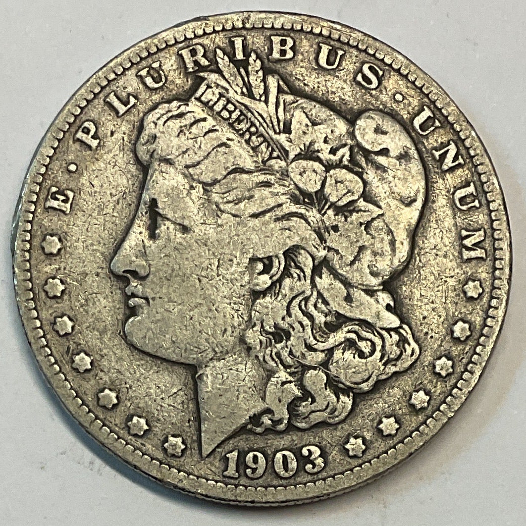 1903-S Morgan Dollar, Fine Circulated Coin, Store #DR0923