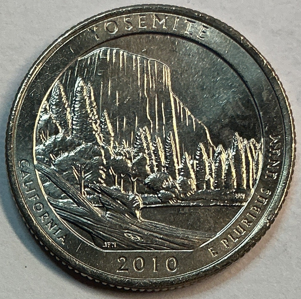 2010-P Brillant Uncirculated, Yosemite National Park, California, Washington Quarter
