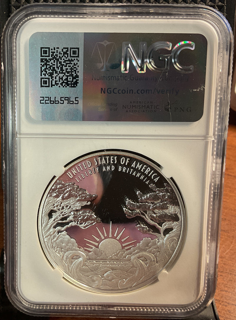 .999 Silver, 1 Troy Ounce, 2024 P Silver Medal, NGC PF-70 Ultra Cameo, Store