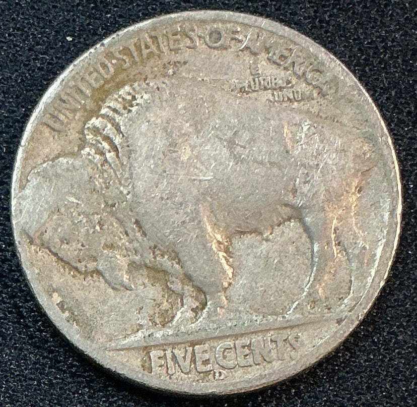 1936-D Buffalo Nickel, Very Good Circulated Coin, Store #NL1100