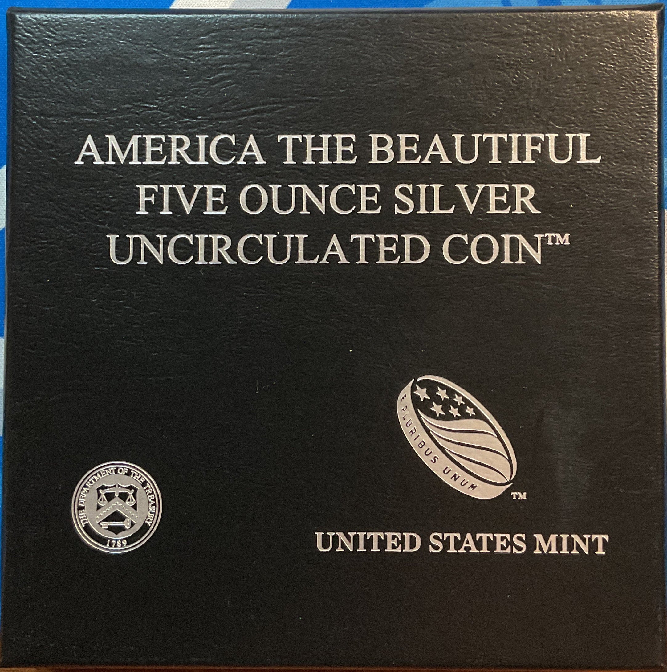 2010 America the Beautiful 5 Troy Ounce Silver, U.S. Mint UC Coin, #SR063
