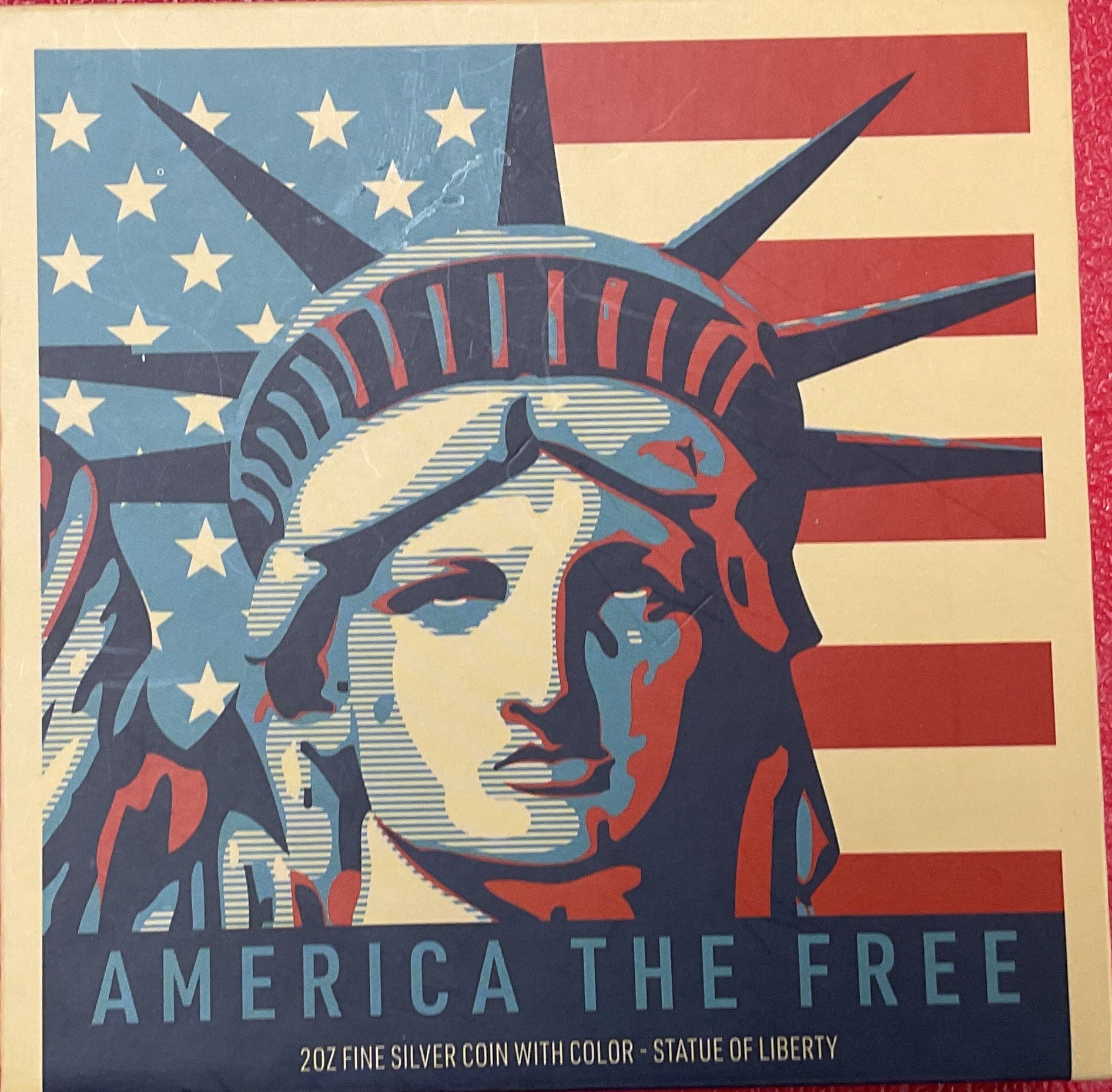 2022 STATUE OF LIBERTY, .999 Silver Coin, 2 Troy Ounce, Store #SR179