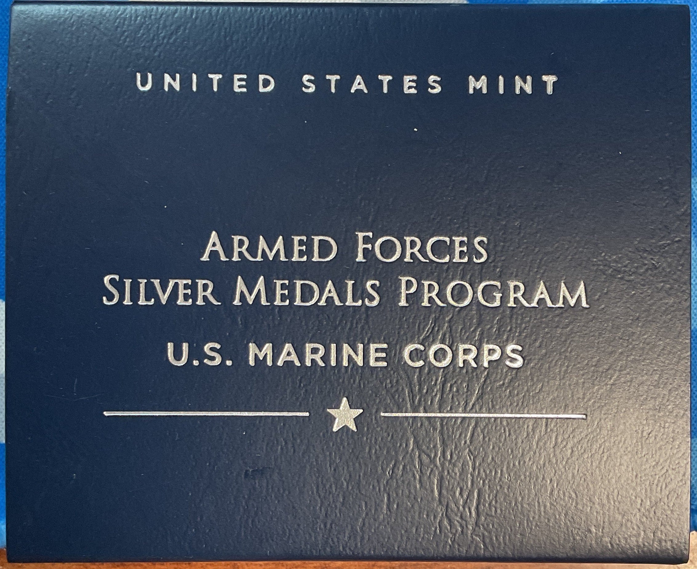 U.S. Mint, Armed Forces Silver Medal, U.S. Marine Corps, #SR010