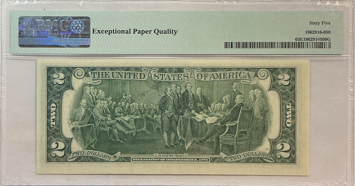 1976 $2 Federal Reserve Bank Note, PMG GEM UNC-65, GFRB089