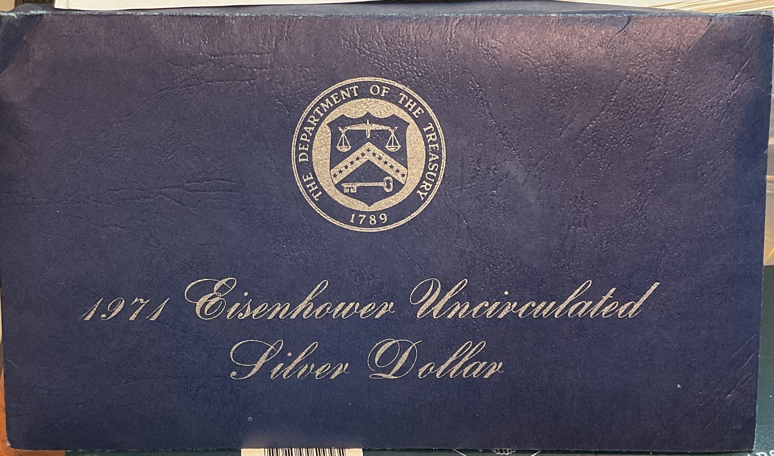 1971 Eisenhower Uncirculated Silver Dollar. Store #PT050