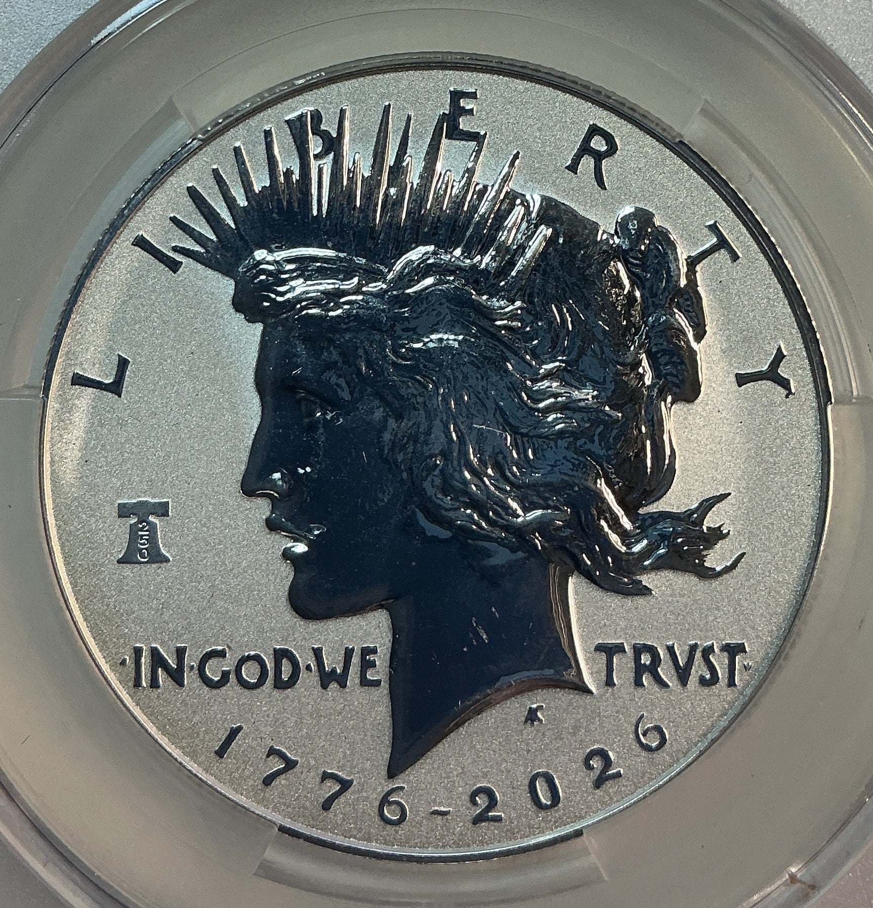 2026-P PEACE Silver Commemorative Reverse Proof, CAC PR67, Store #GMC243