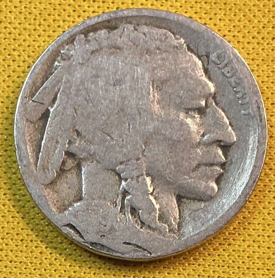 1919-D Buffalo Nickel, Good Circulated Coin, Store #NL1004
