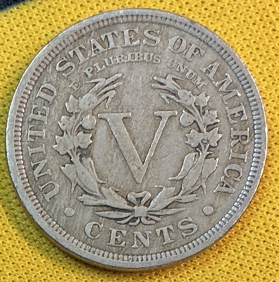 1911 Liberty Nickel, Very Good Circulated Coin, Store #NL916