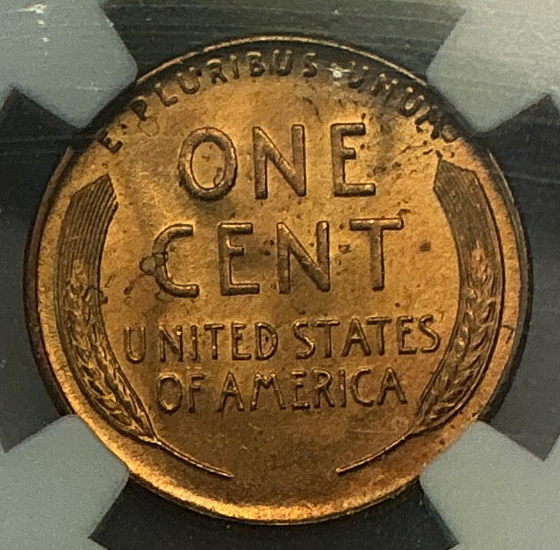 1947-D Lincoln Wheat Cent. NGC Graded MS66 RD. Store #GCT065