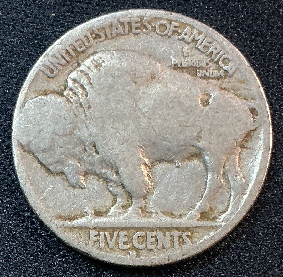 1929-D Buffalo Nickel, Good+ Circulated Coin, Store #NL1077